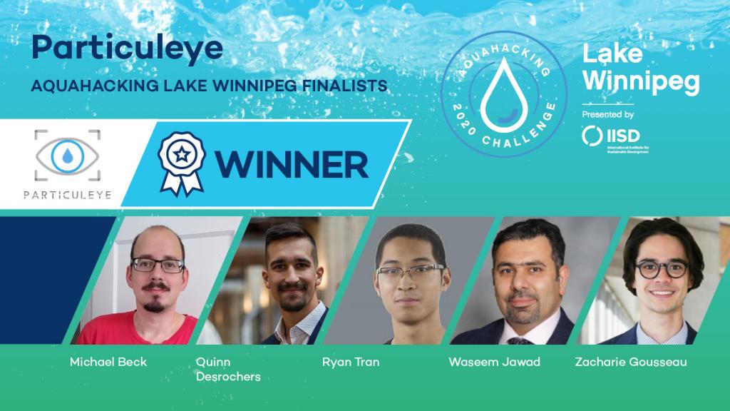 Particulareye winners Lake Winnipeg Aquahacking